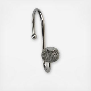 Chainmail Shower Hook, Set of 12