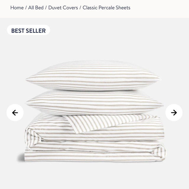 Classic Percale Duvet Set
