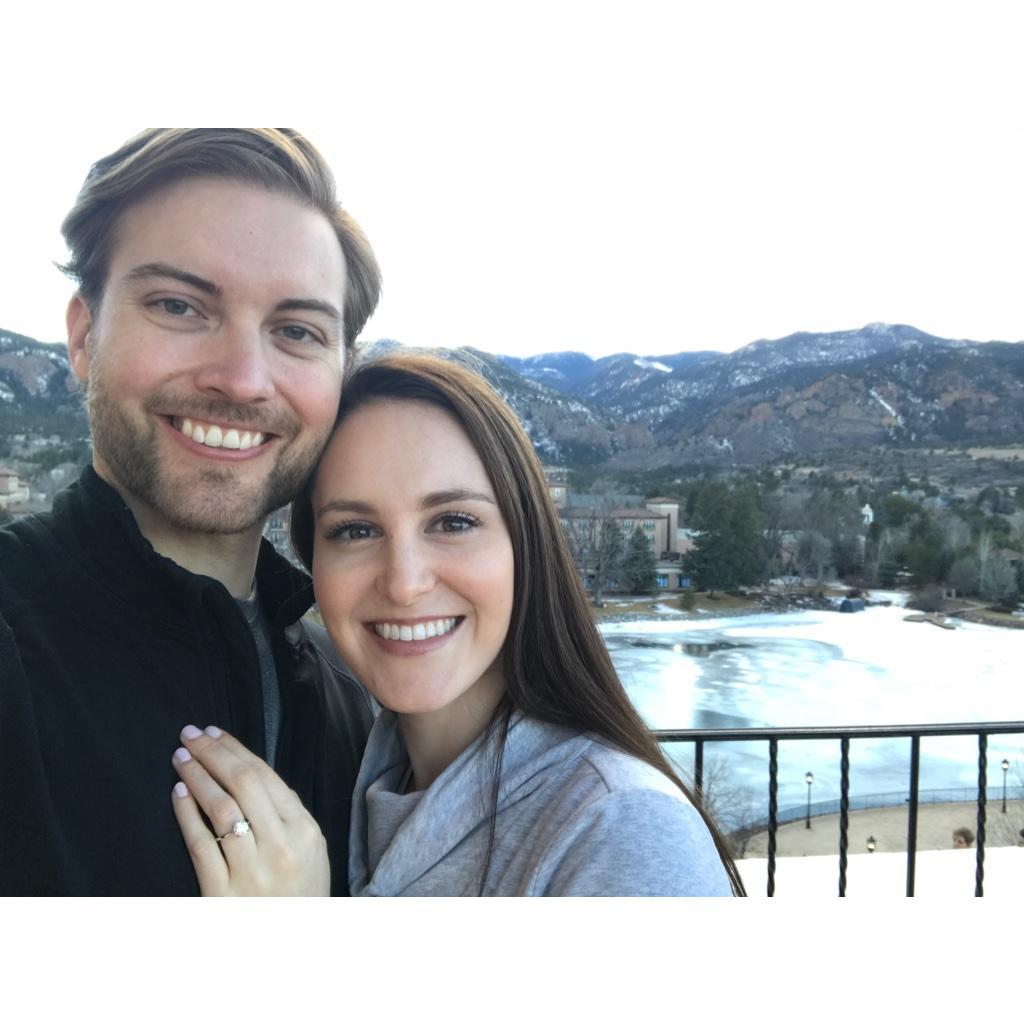 January 29, 2019 - engagement day! Colorado Springs, CO at the Broadmoor Hotel