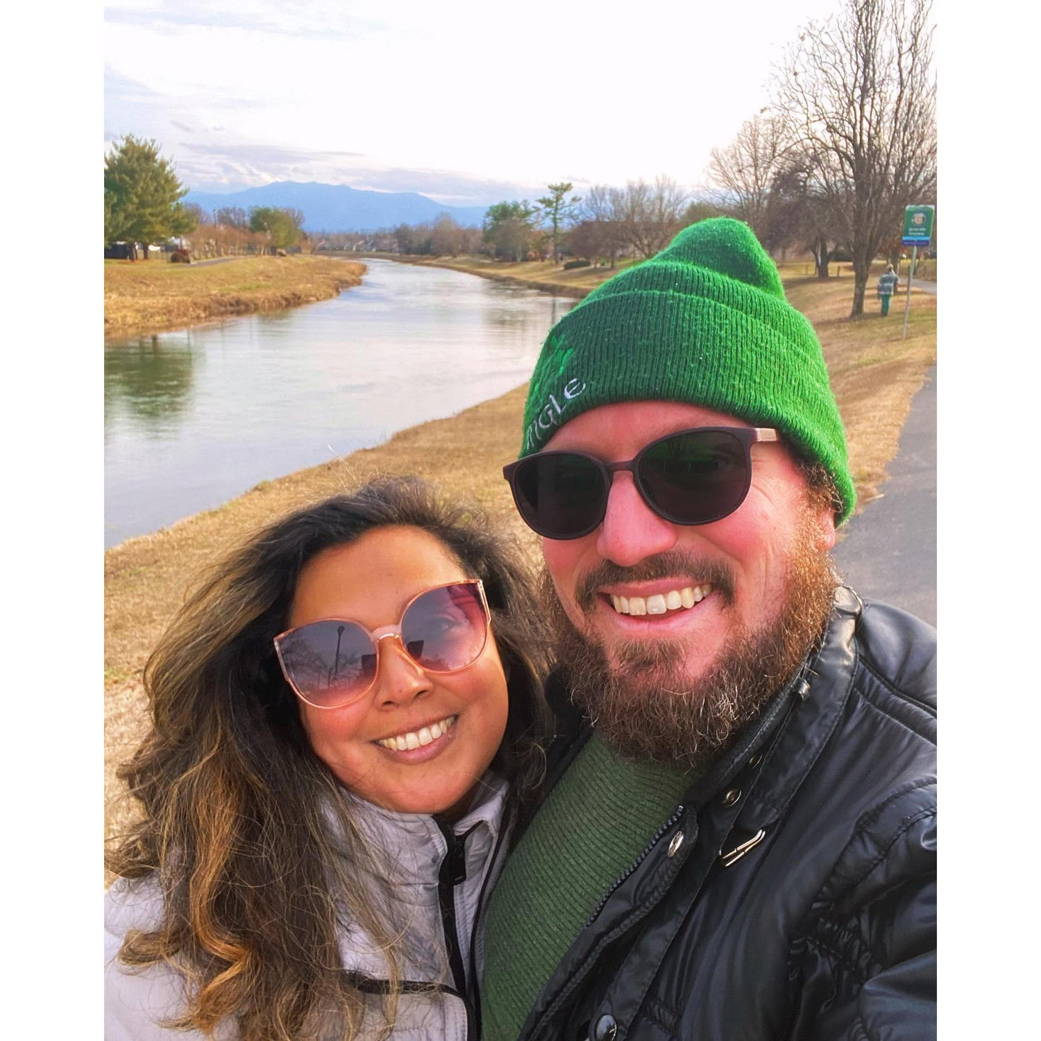 Give us a small town, and we'll find the best greenway and walk for miles. This one's in Dolly Parton's hometown of Sevierville, TN.
"If you see someone without a smile today, give 'em yours."