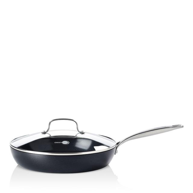 Greenpan SearSmart™ Healthy Ceramic Nonstick 12" Frypan With Lid