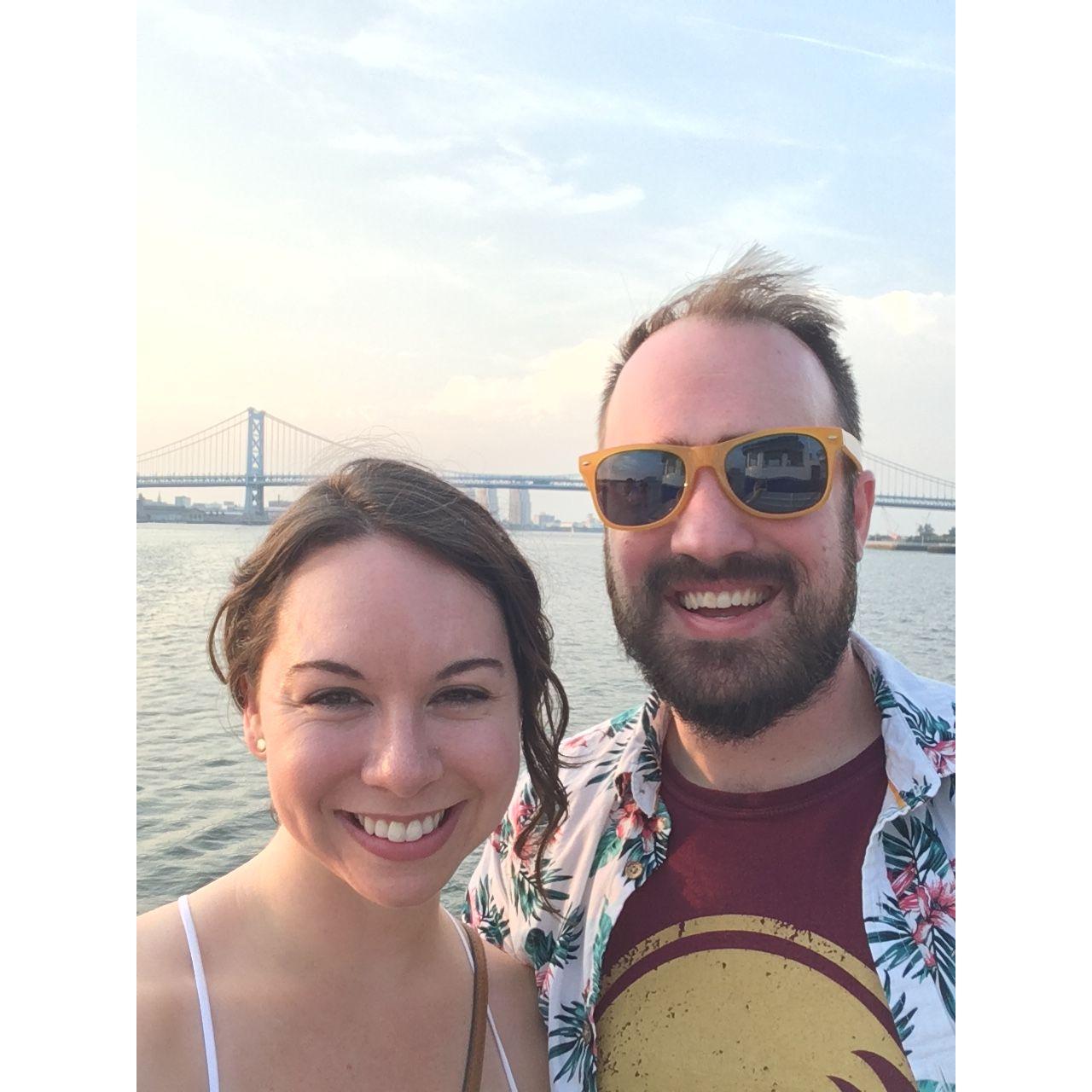 Our first picture together, summer 2017