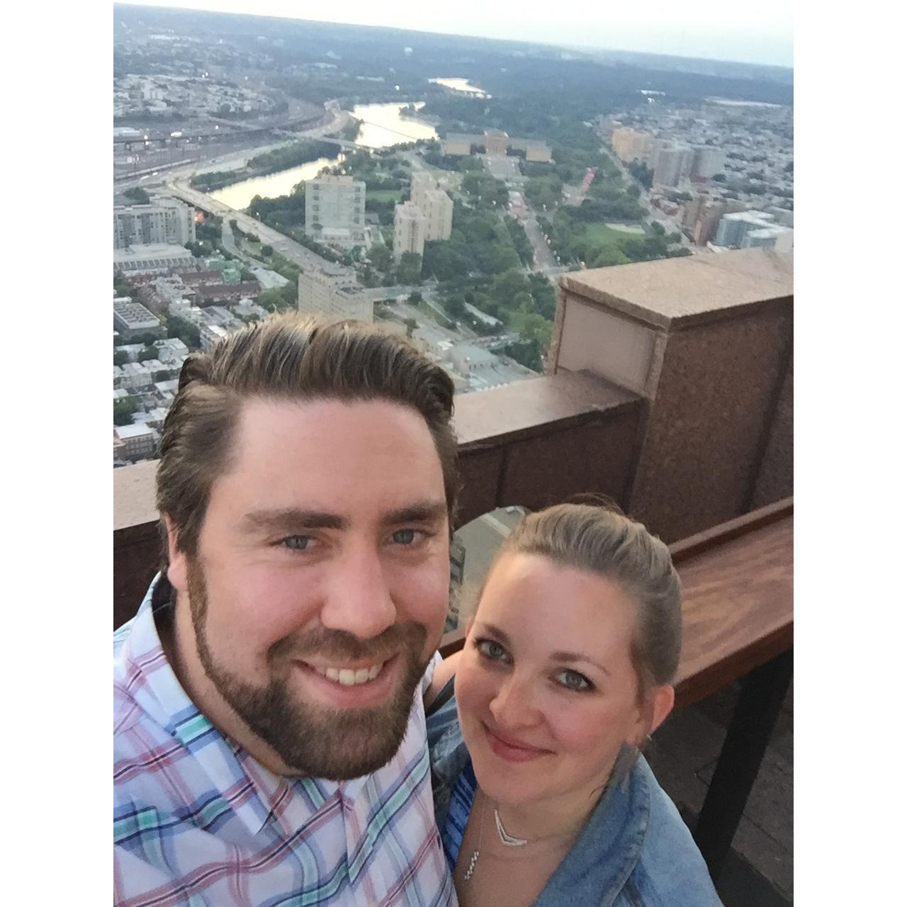 High above Philly