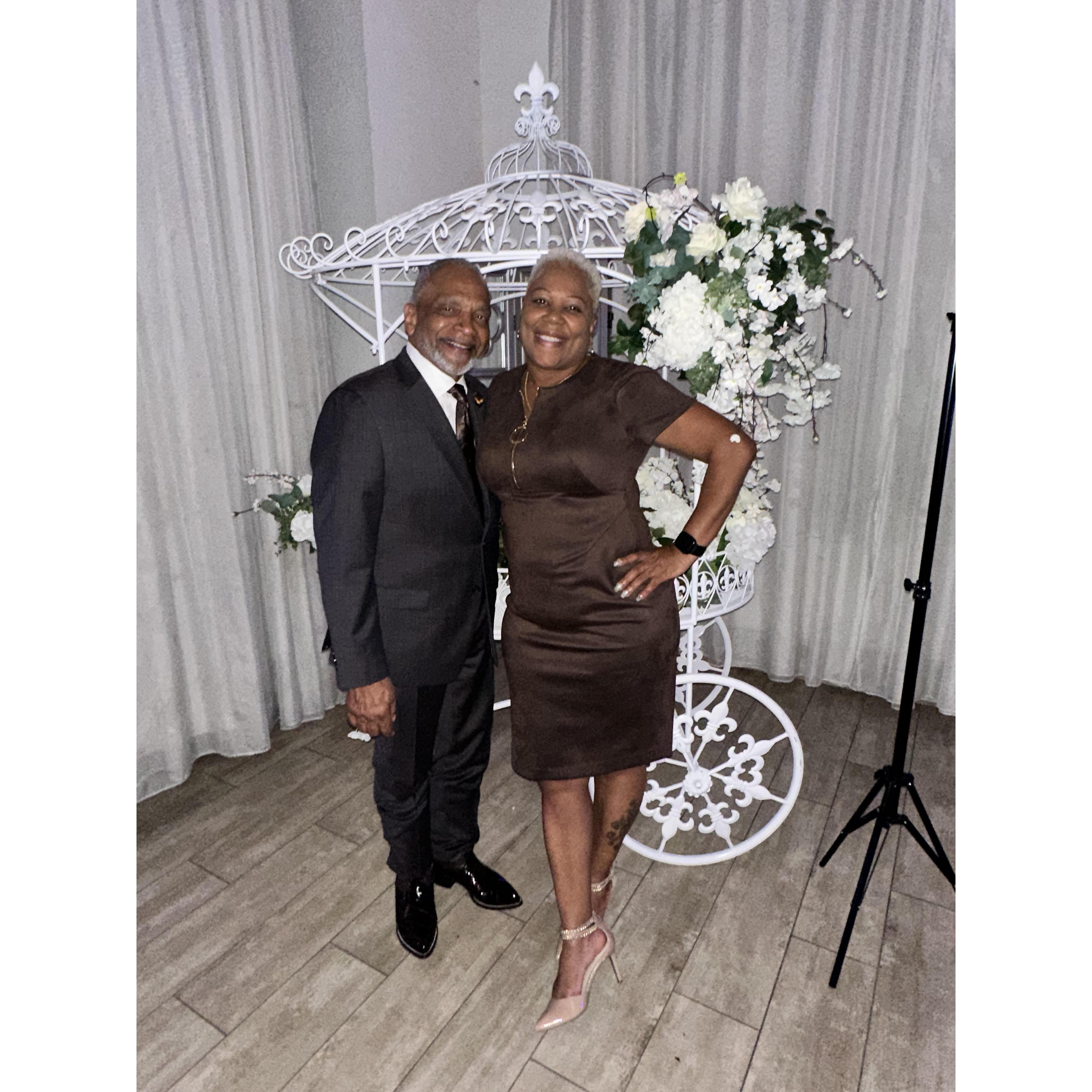 We first went to our first wedding together
