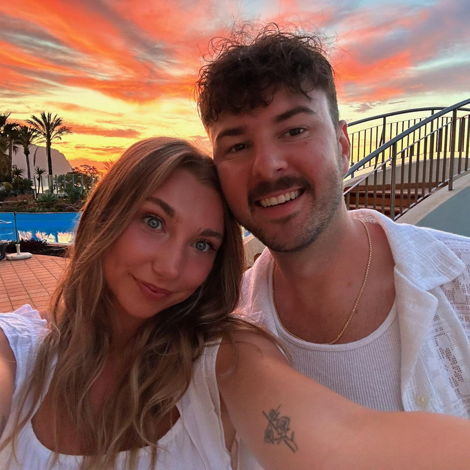Sunset on our last night in Portugal 🧡