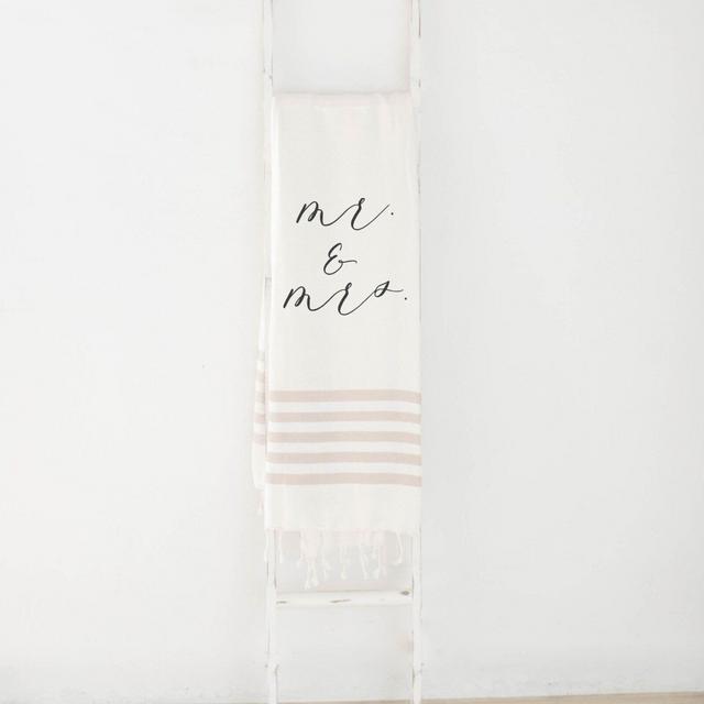 Throw Blanket - Mr. & Mrs., present,...