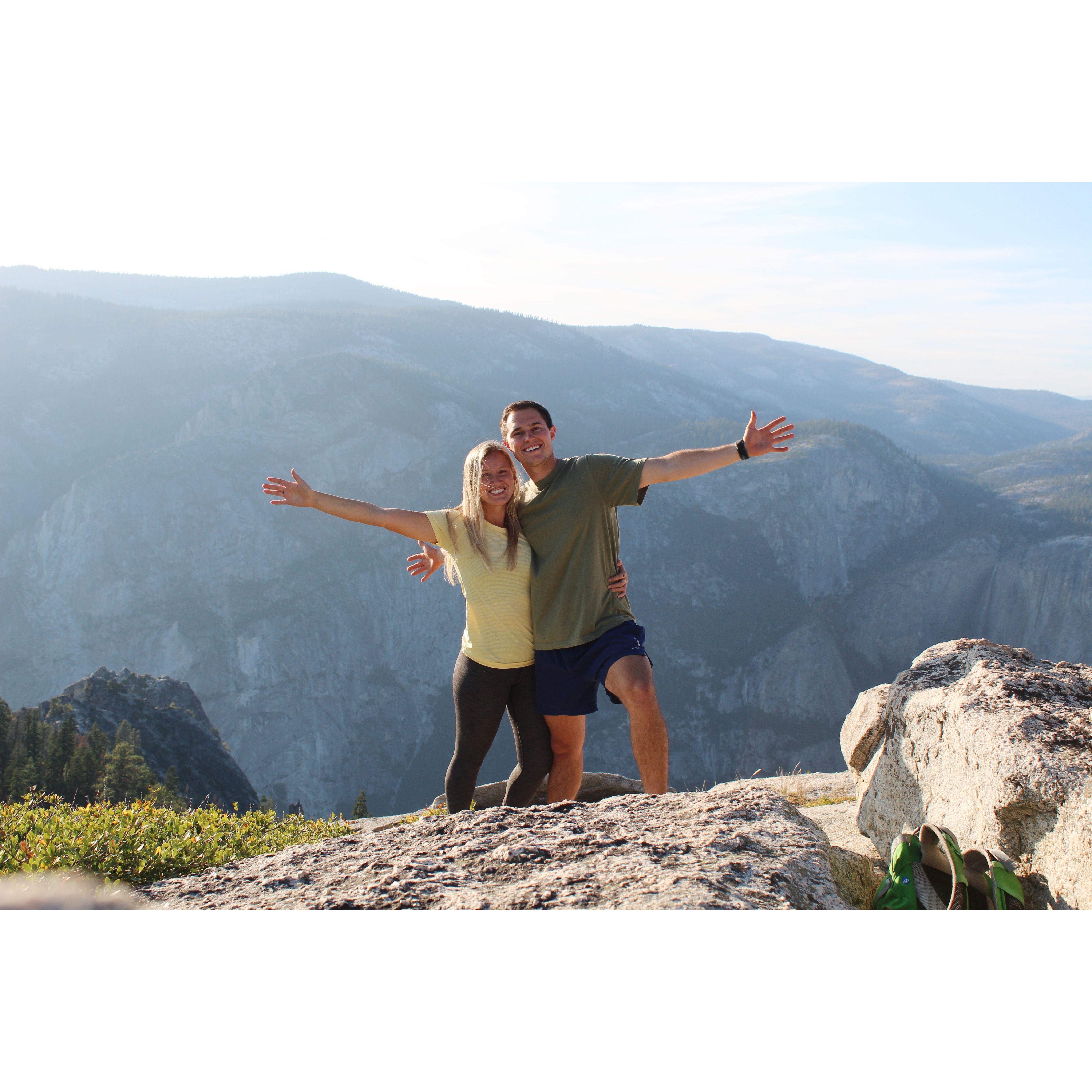 Before we started work we did a month long road trip down the west coast