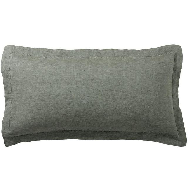 Dark Forest Belgian Flax Linen Shams, King, Set of 2