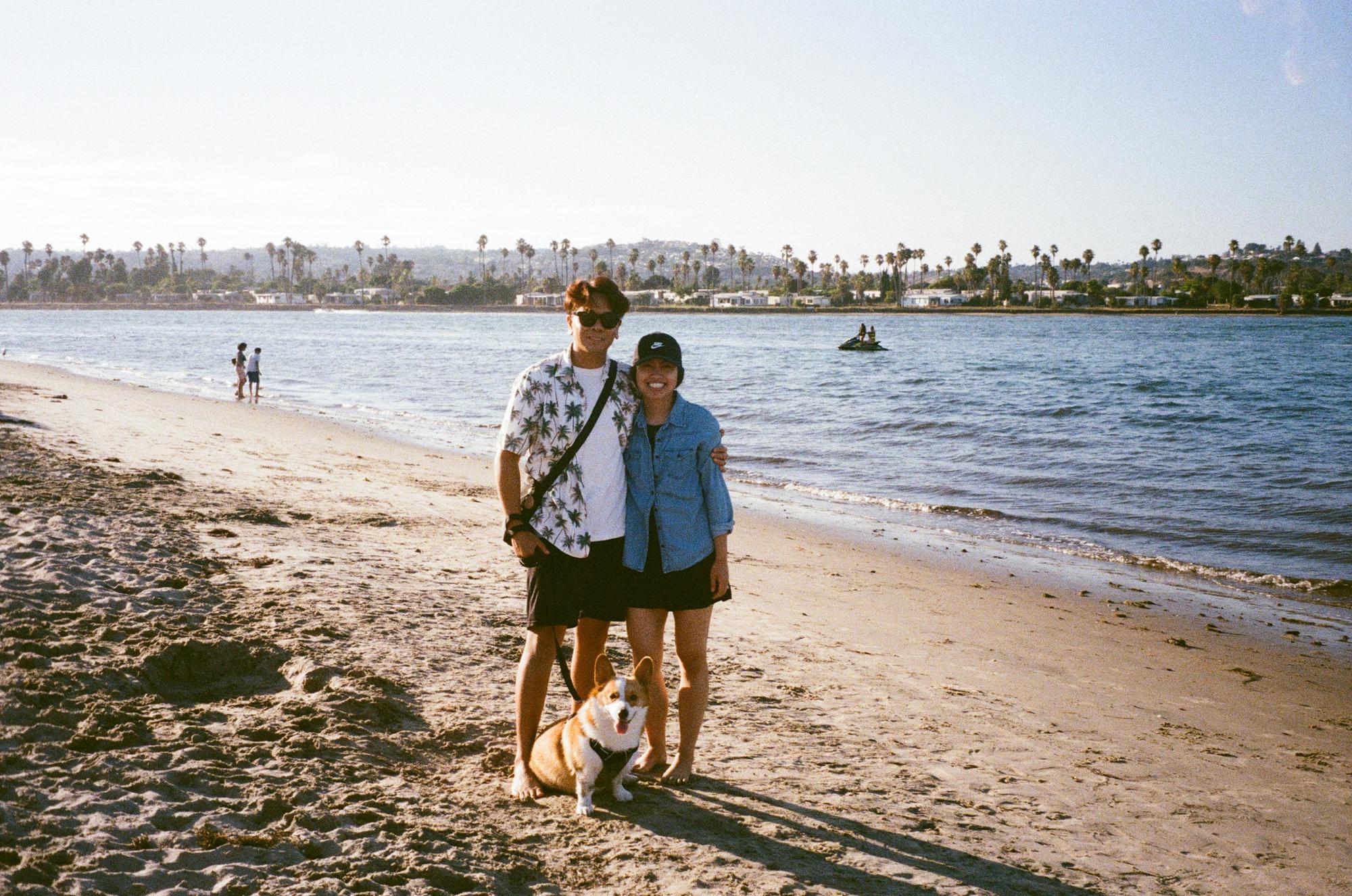 Beach day with Dood.