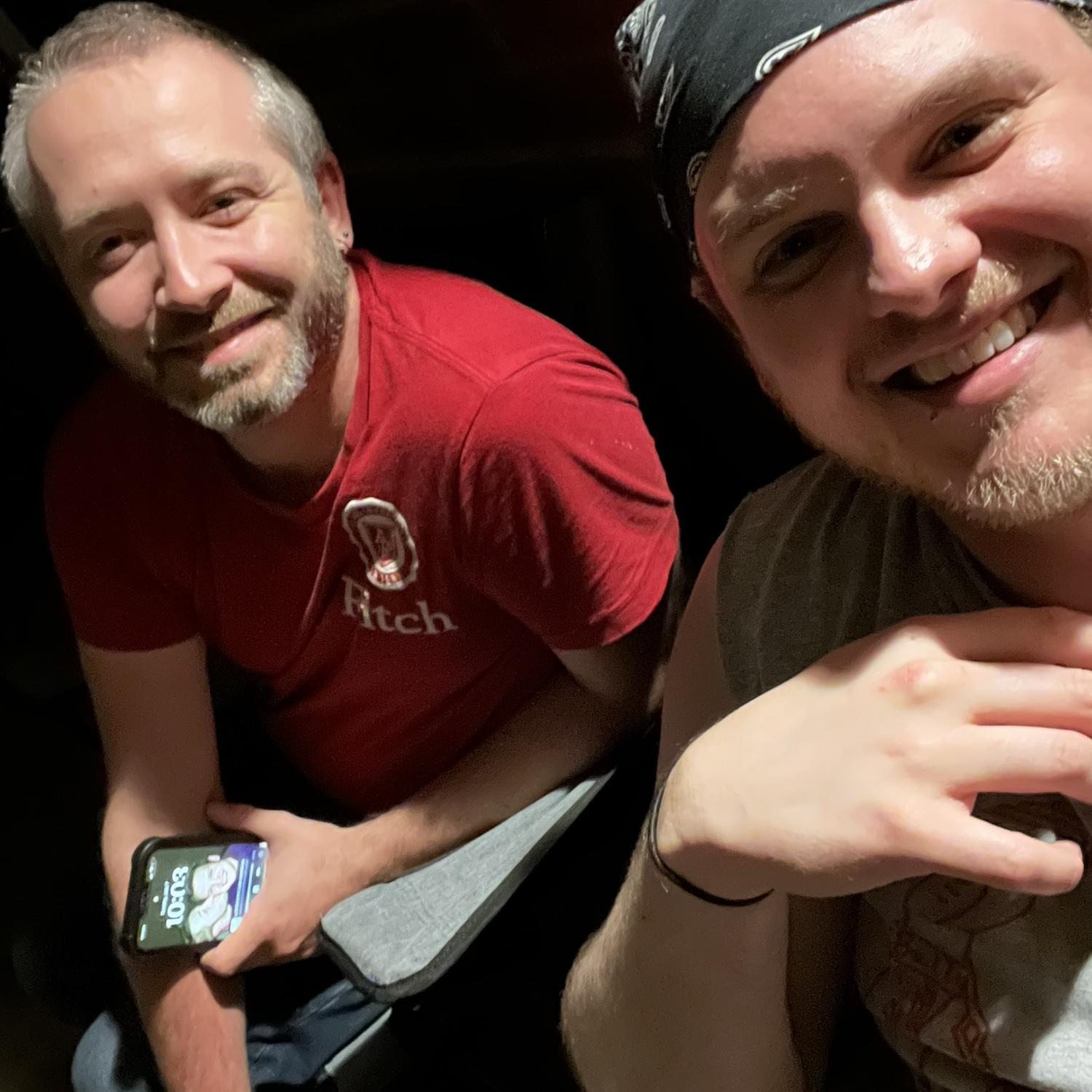 After months of hard work, we stopped to take a quick selfie before sleeping our new home for the first night. - July 2024