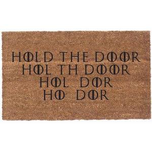 Hold the Door Doormat