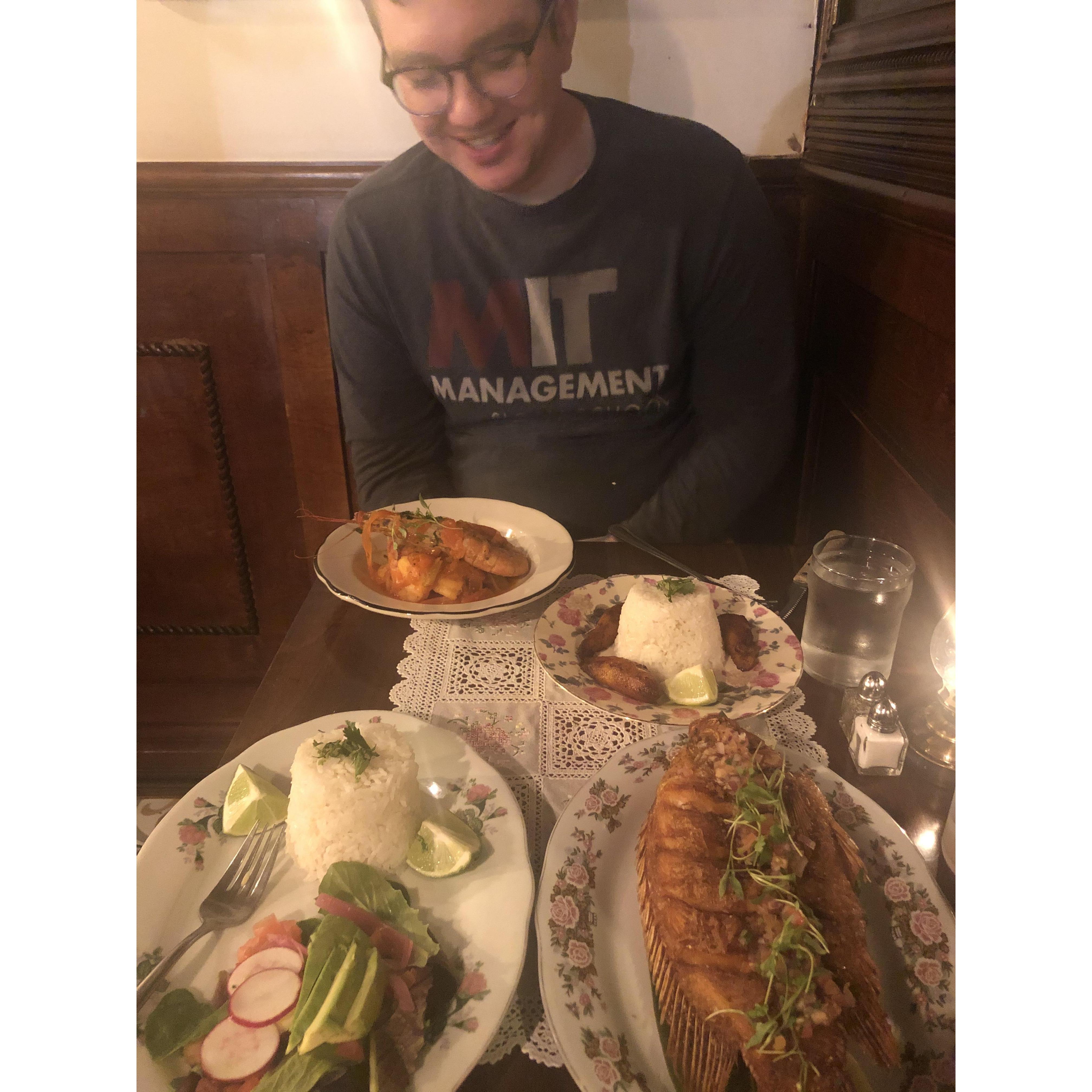 Dinner in Southbeach, Miami - 2020