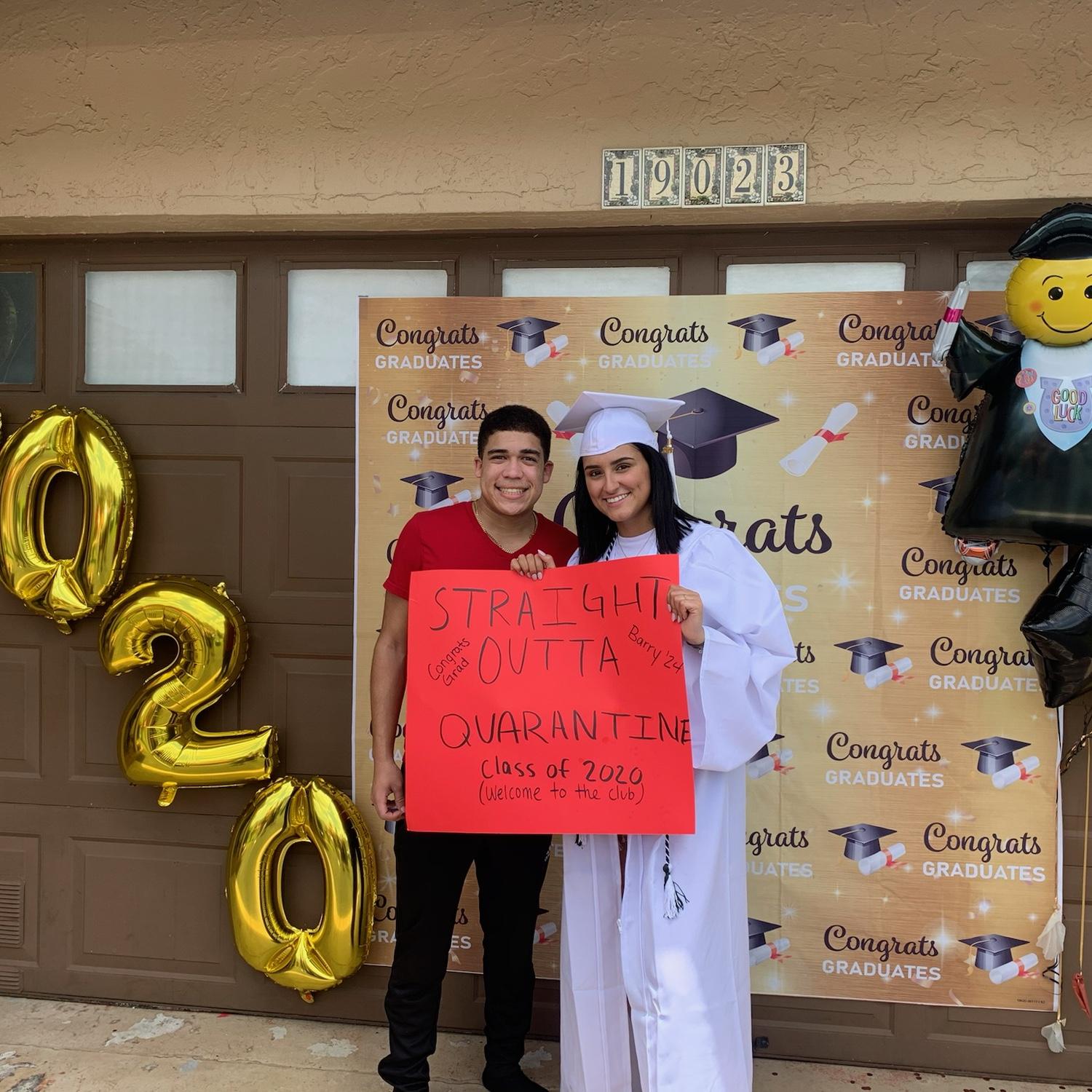 Nichole's COVID graduation-2020