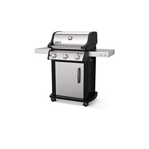 Weber 46502001 Spirit S-315 LP Gas Grill, Stainless Steel