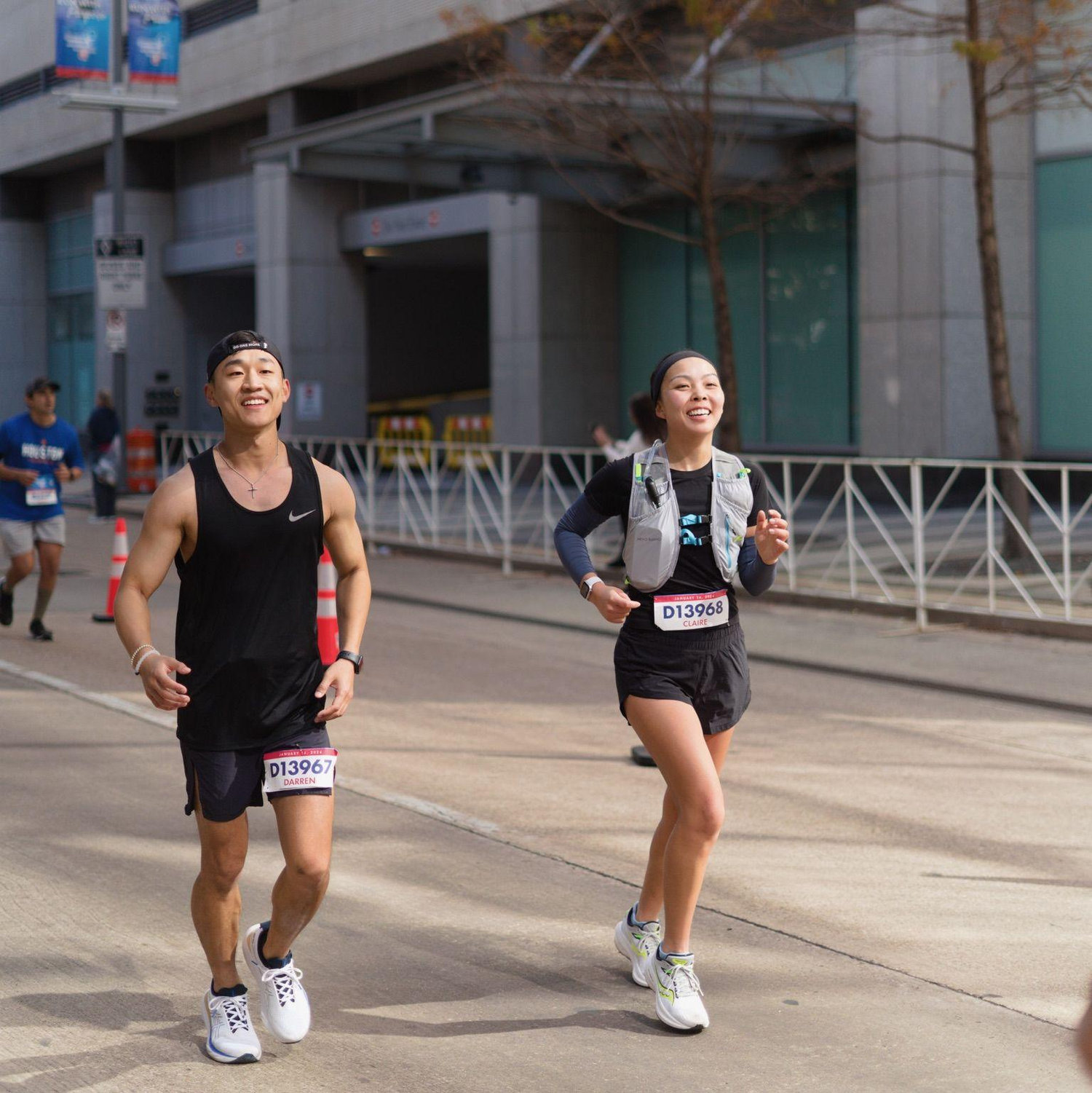 Our first marathon. Pain.