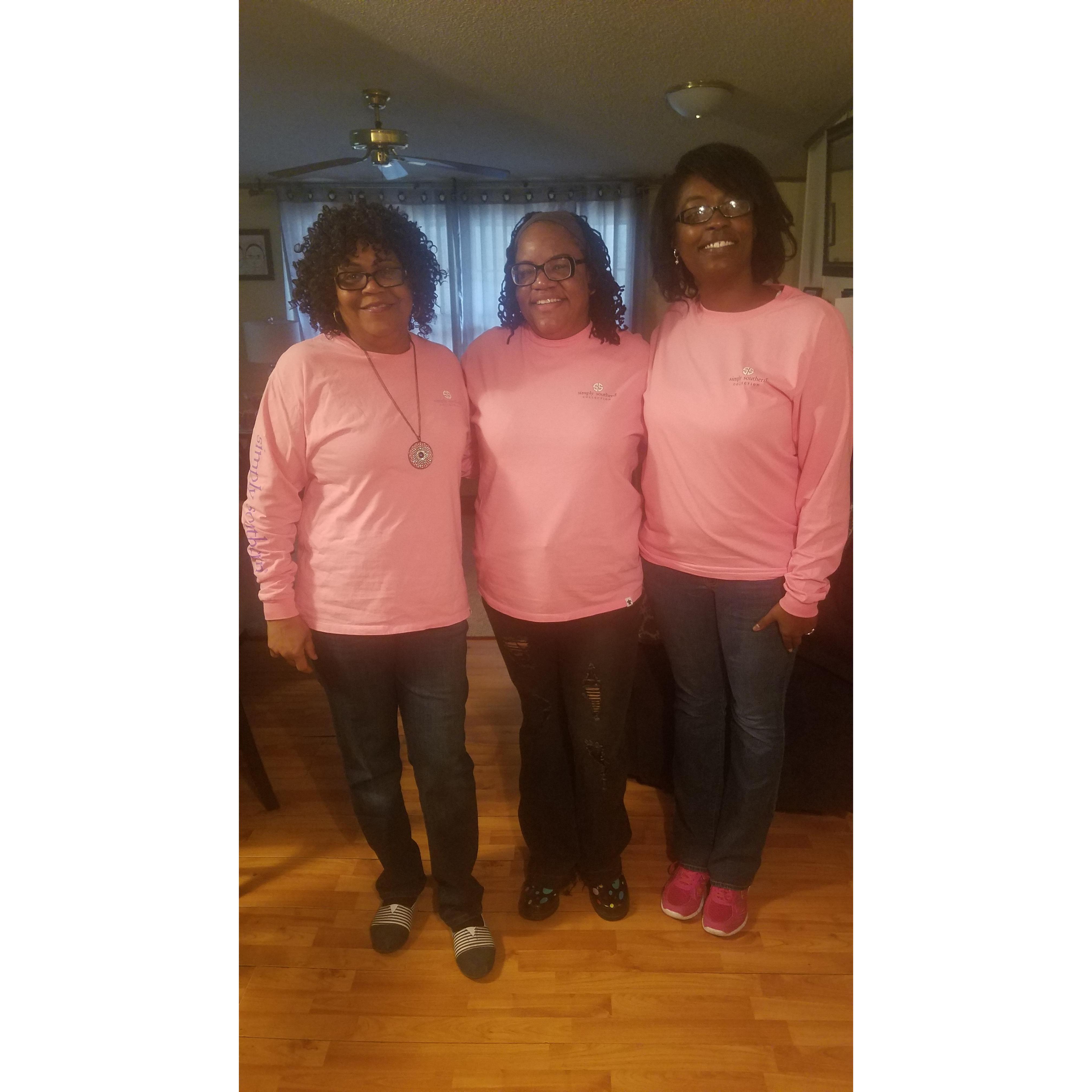 3/2/19 Wedding dress shopping day with Mother of the Bride, Sandra Cox and Matron of Honor,  Mildred Cox