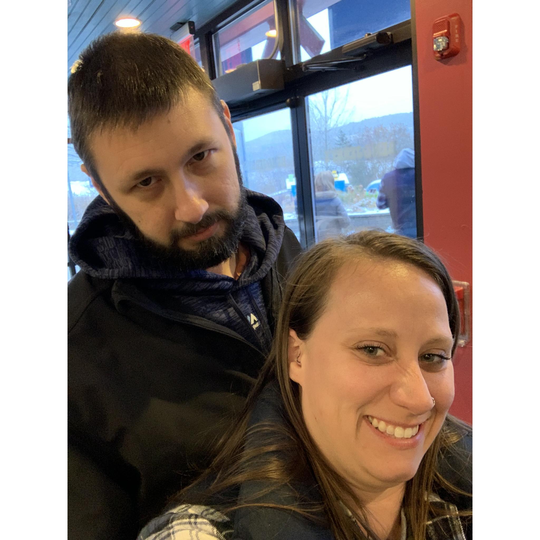 Made Jordan take too many pictures this day... at Ben and Jerry's in Vermont