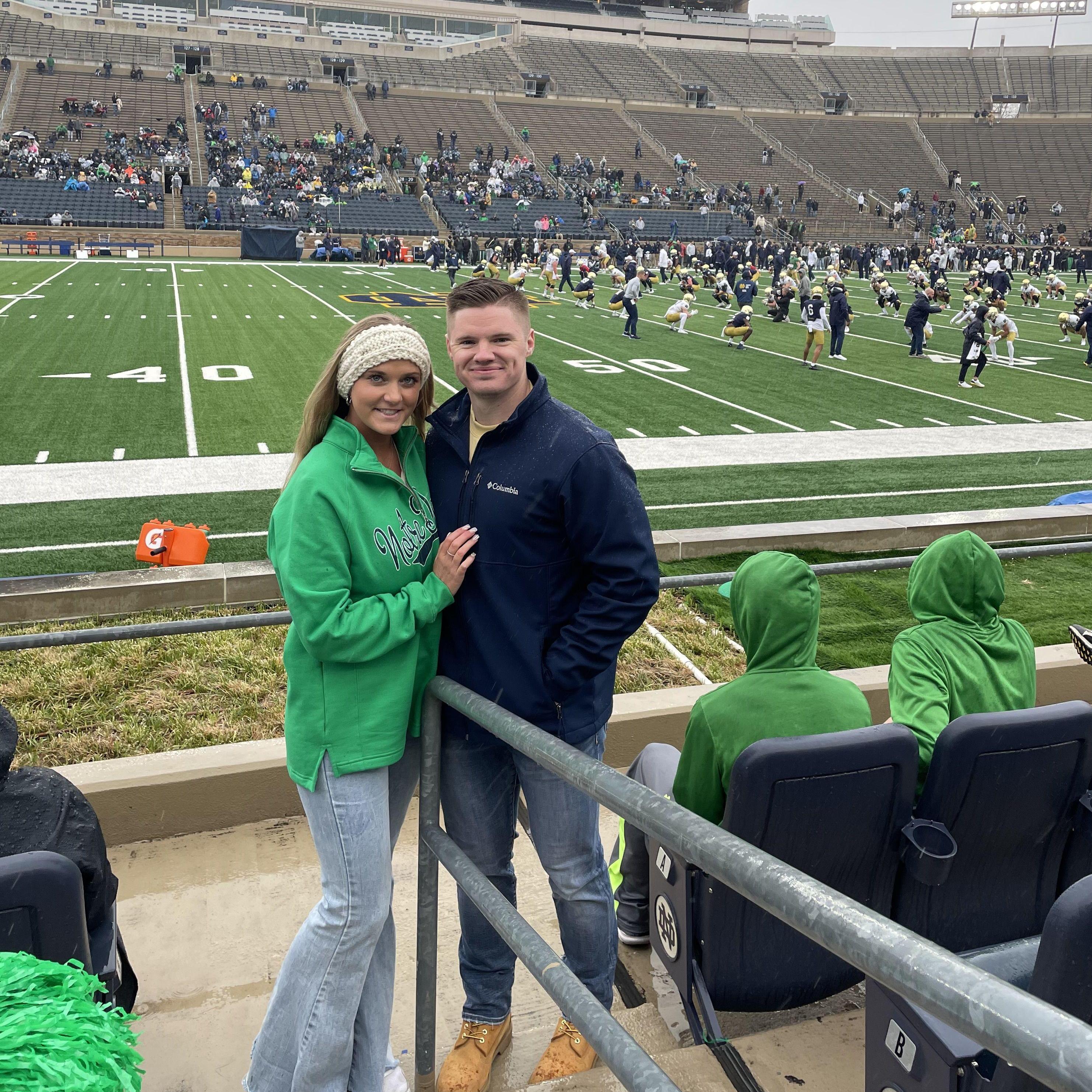 April 22, 2023 Notre Dame Blue and Gold Game!