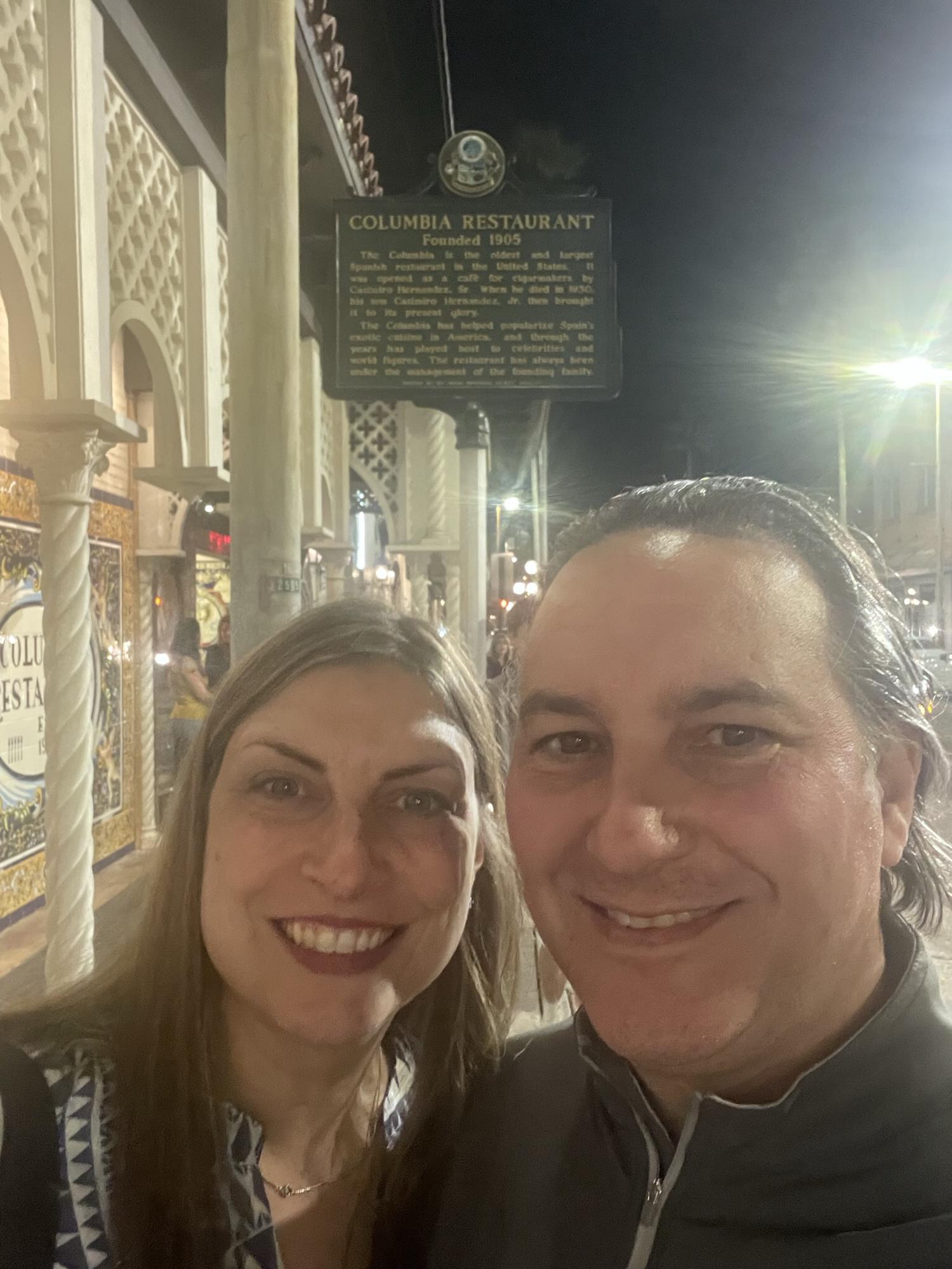 Dinner at Columbia’s in Tampa, FL