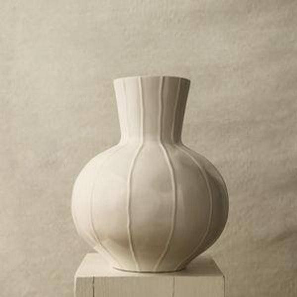 Florist Ceramic Vases - Round Vase - 14.4"H