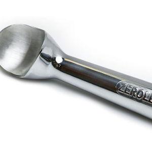 Zeroll Original Ice Cream Scoop with Unique Liquid Filled Heat Conductive Handle Simple One Piece Aluminum Design Easy Release Made in USA, 2.5-Ounce, Silver