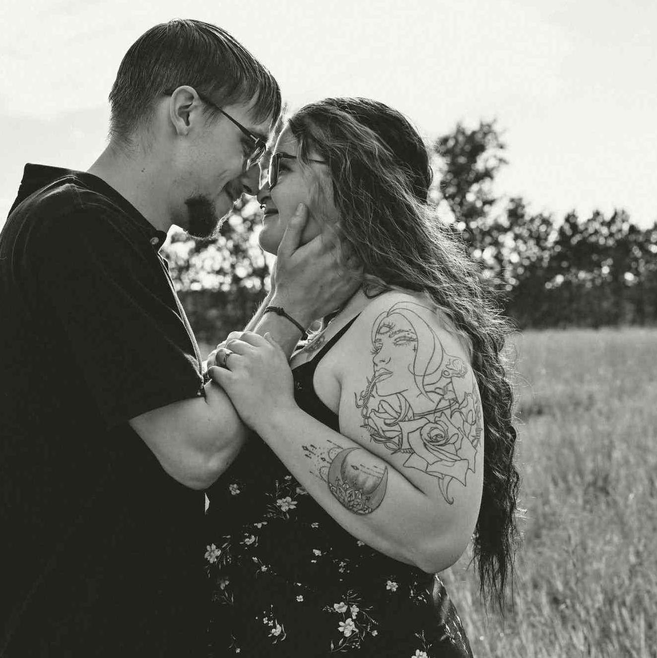 We couldn't stop giggling while this photo was being taken!