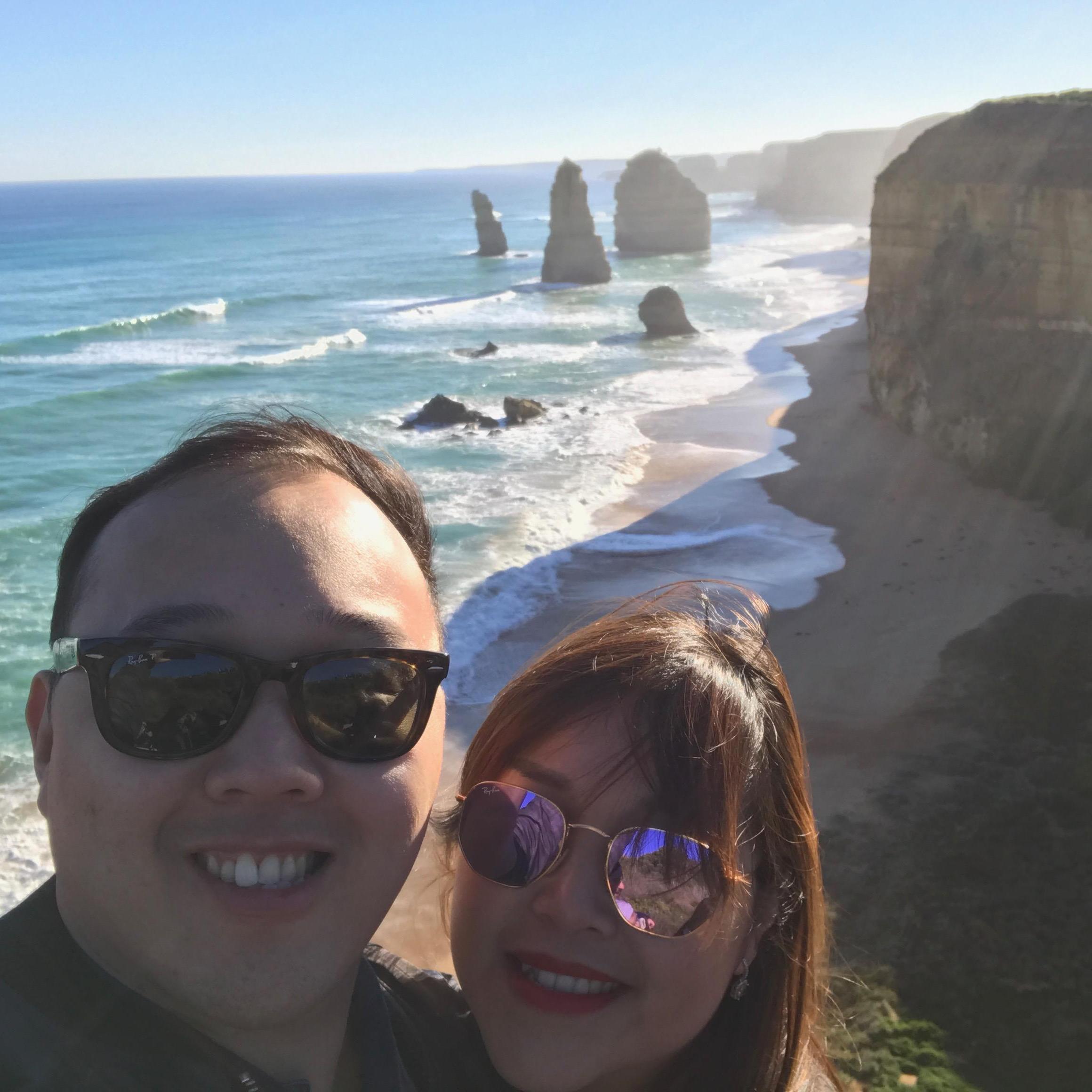 The 12 Apostles at Great Ocean Road, Australia.
