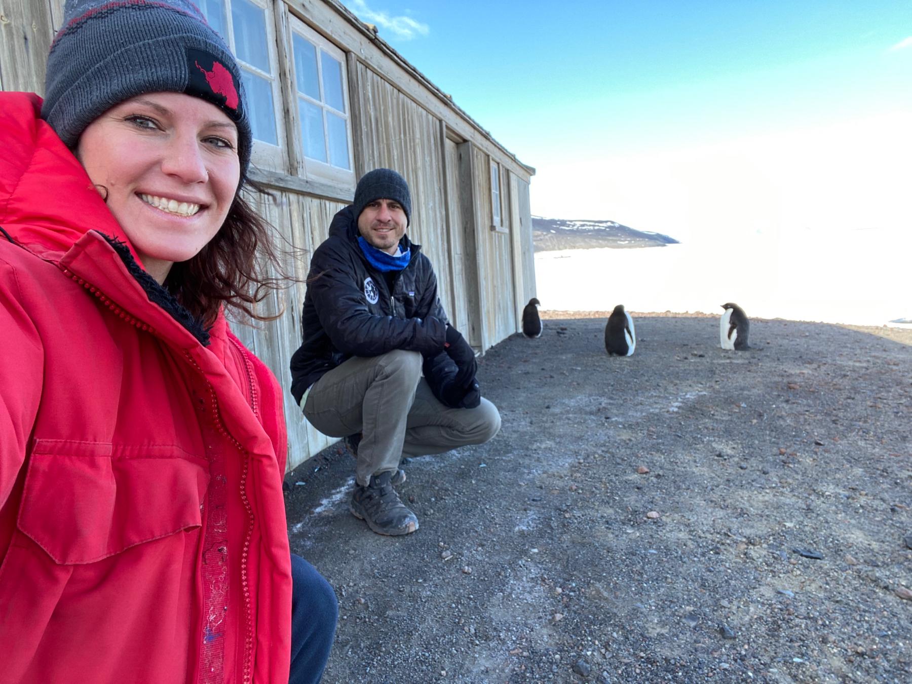We worked at the bottom of the planet together in Antarctica at McMurdo station in 2020!