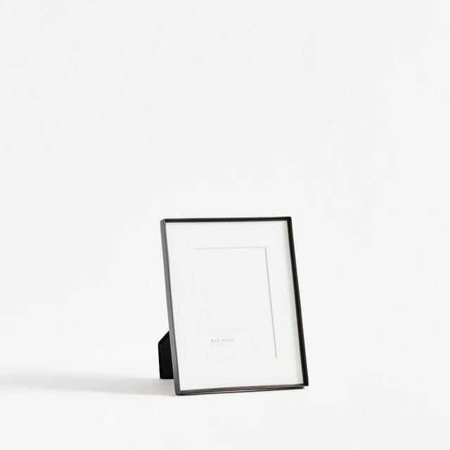 Stowe Modern Metal Frame, 8x10 Frame (5x7 Opening) - Black