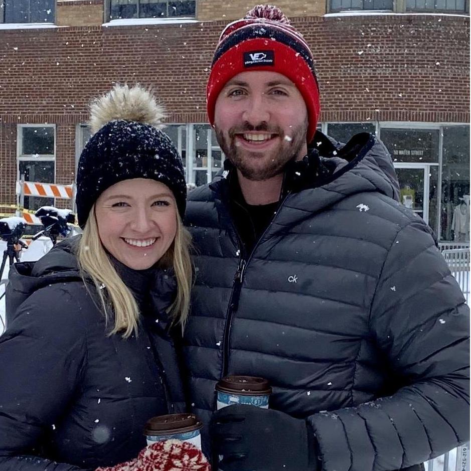 Early date in Excelsior watching dog-sledding!