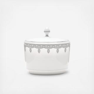 Lismore Lace Covered Sugar Bowl