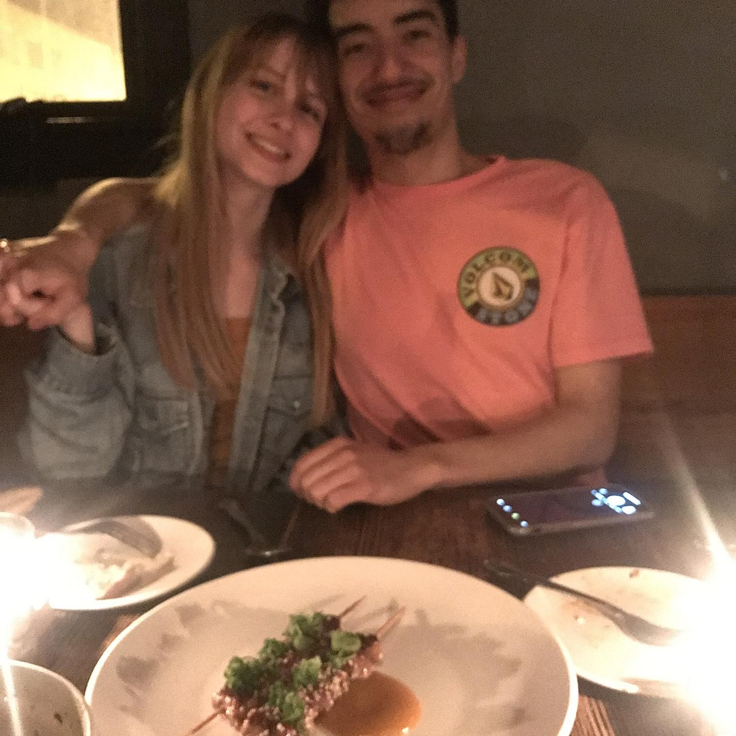 The first time we traveled together, Chicago 2019