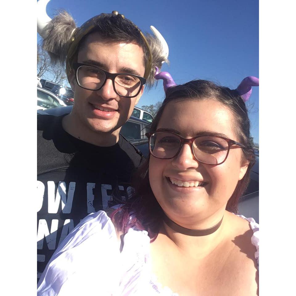 Dressed up for Ren Fest!