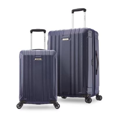 Samsonite New Castle Hardside Spinner Luggage 2-Piece Set (NAVY)