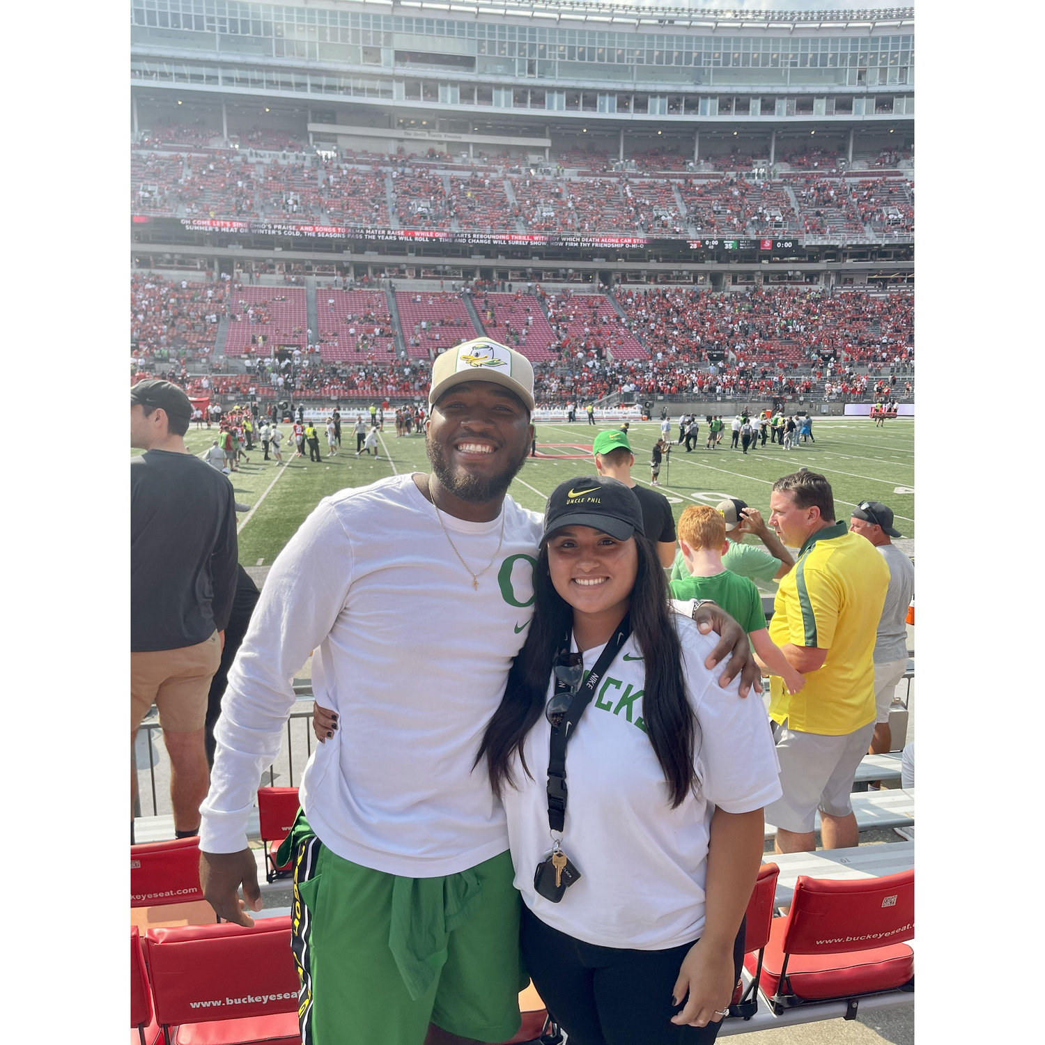 Jaryn’s first Oregon game