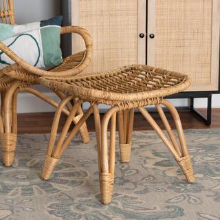 Earvin Modern Bohemian Footstool