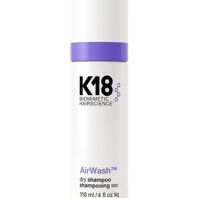 K18 AirWash™ Dry Shampoo, Non-Aerosol, Balances Scalp & Controls Excess Oil Production
