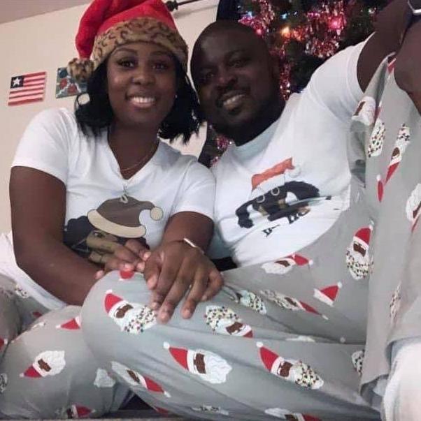 Our first Christmas together, December, 2020.