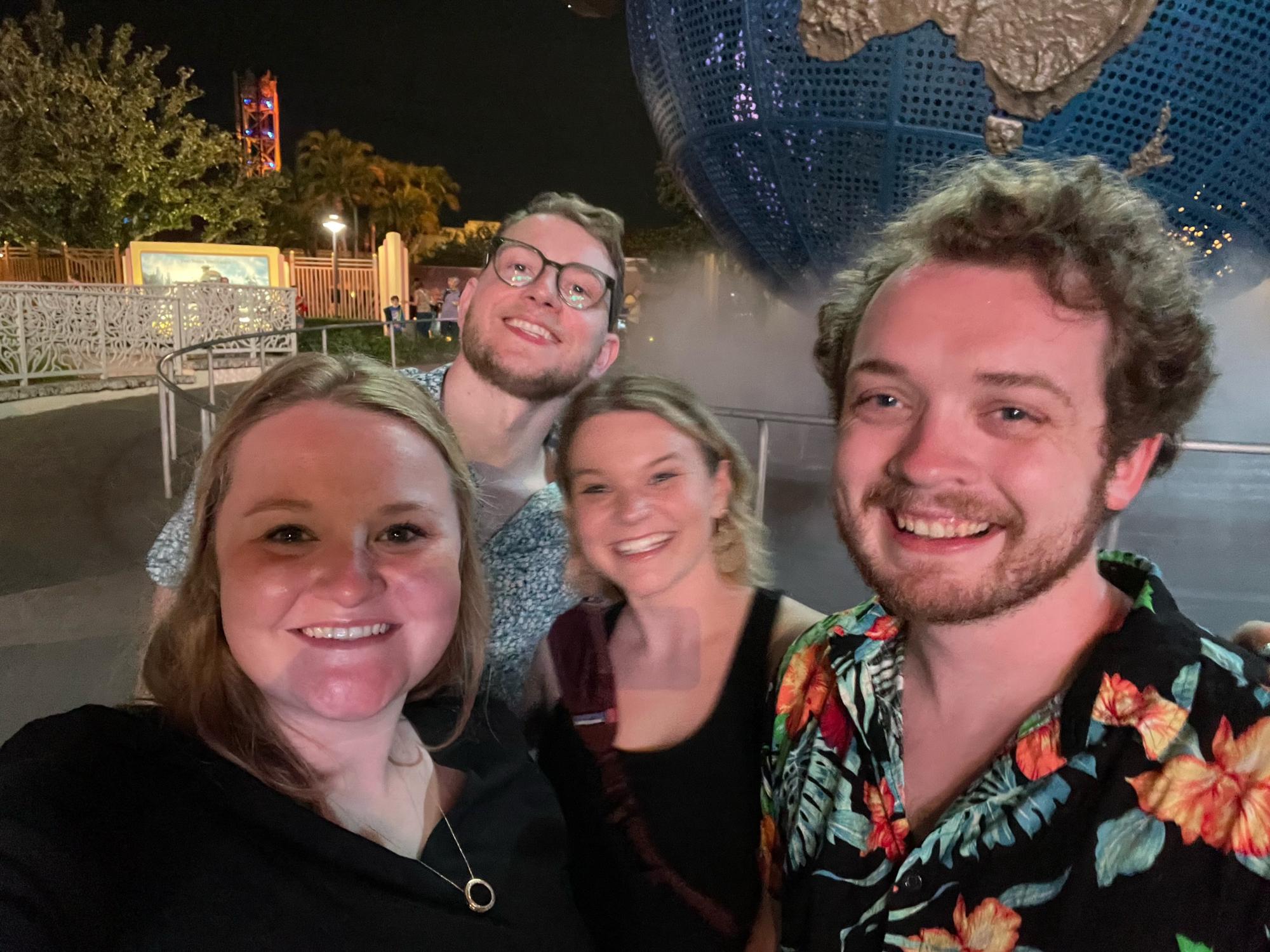 Universal Globe with Cassidy and Matt
