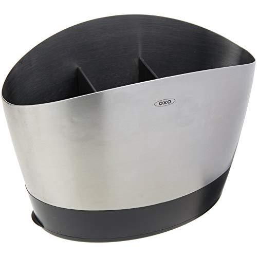 OXO Good Grips Utensil Holder Brushed Stainless