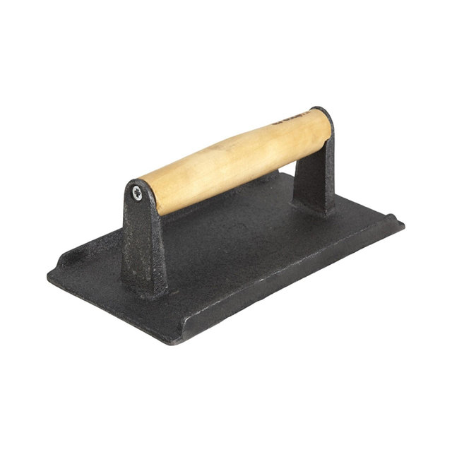 Winco Cast Iron Steak Weight, 8" x 4.5"