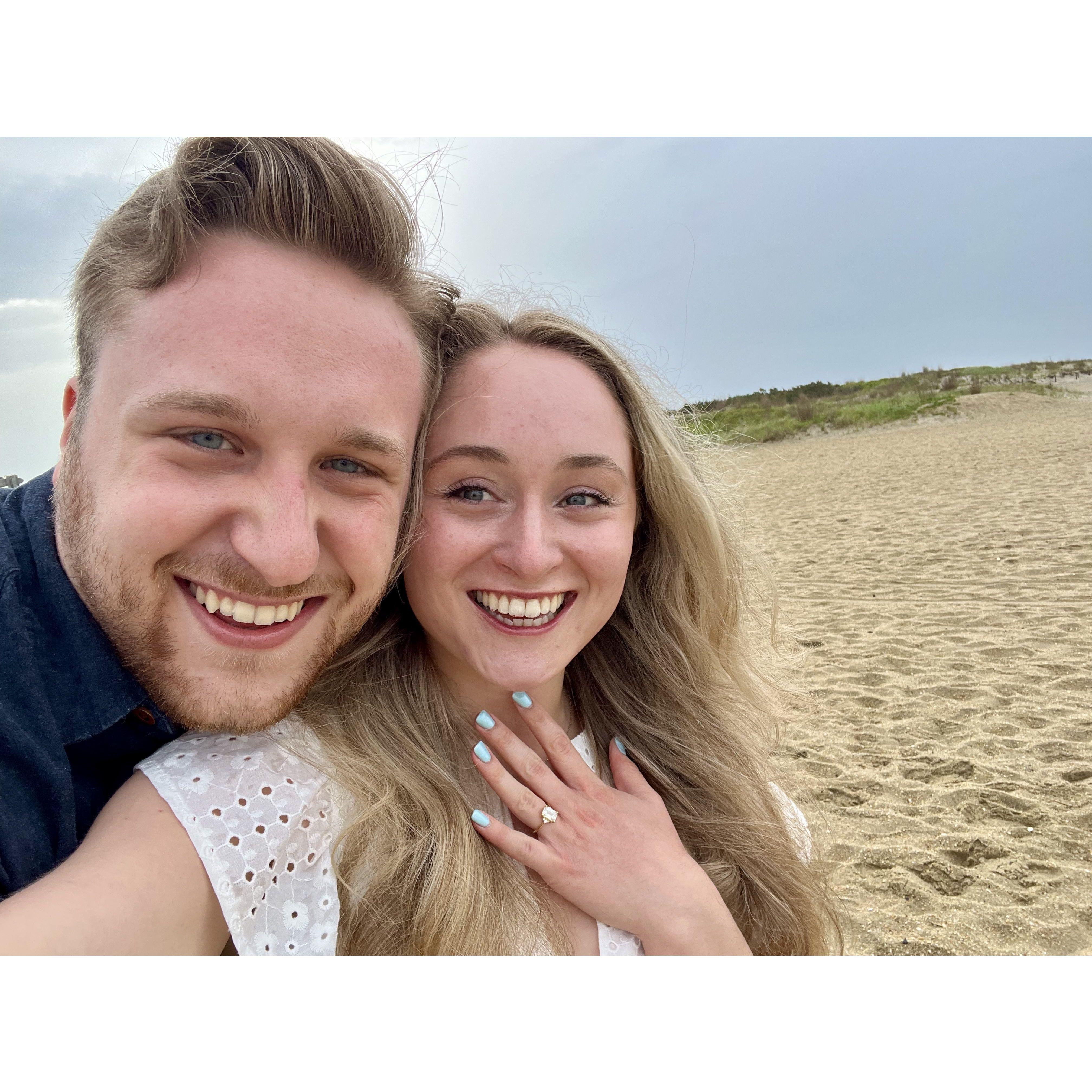 First photo we took after we got engaged :)