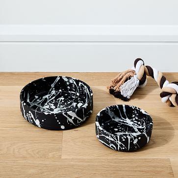 btw Ceramics Torrent Dog Bowl Black