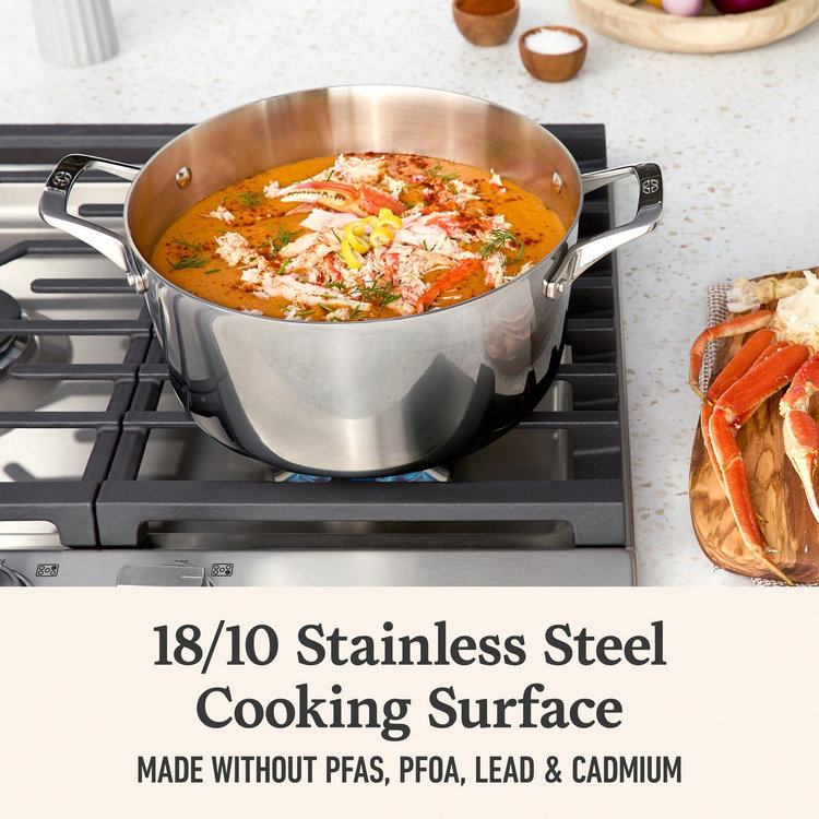 Calphalon, Premier Stainless Steel 12-Piece Cookware Set | Zola