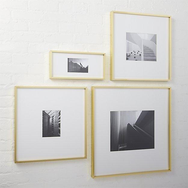 Gallery brass picture frame - 8x10