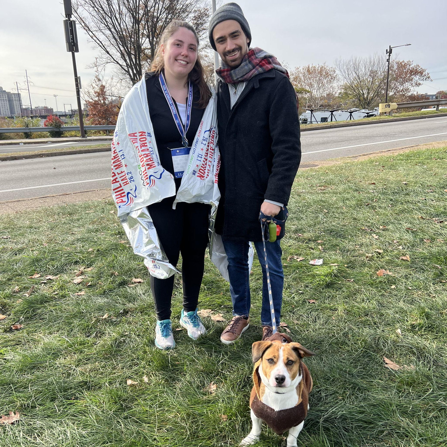November 2021 — Abby's first race!
