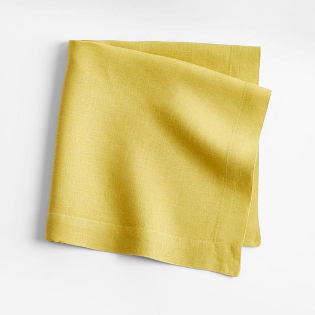 Marin Golden Olive Linen Napkin