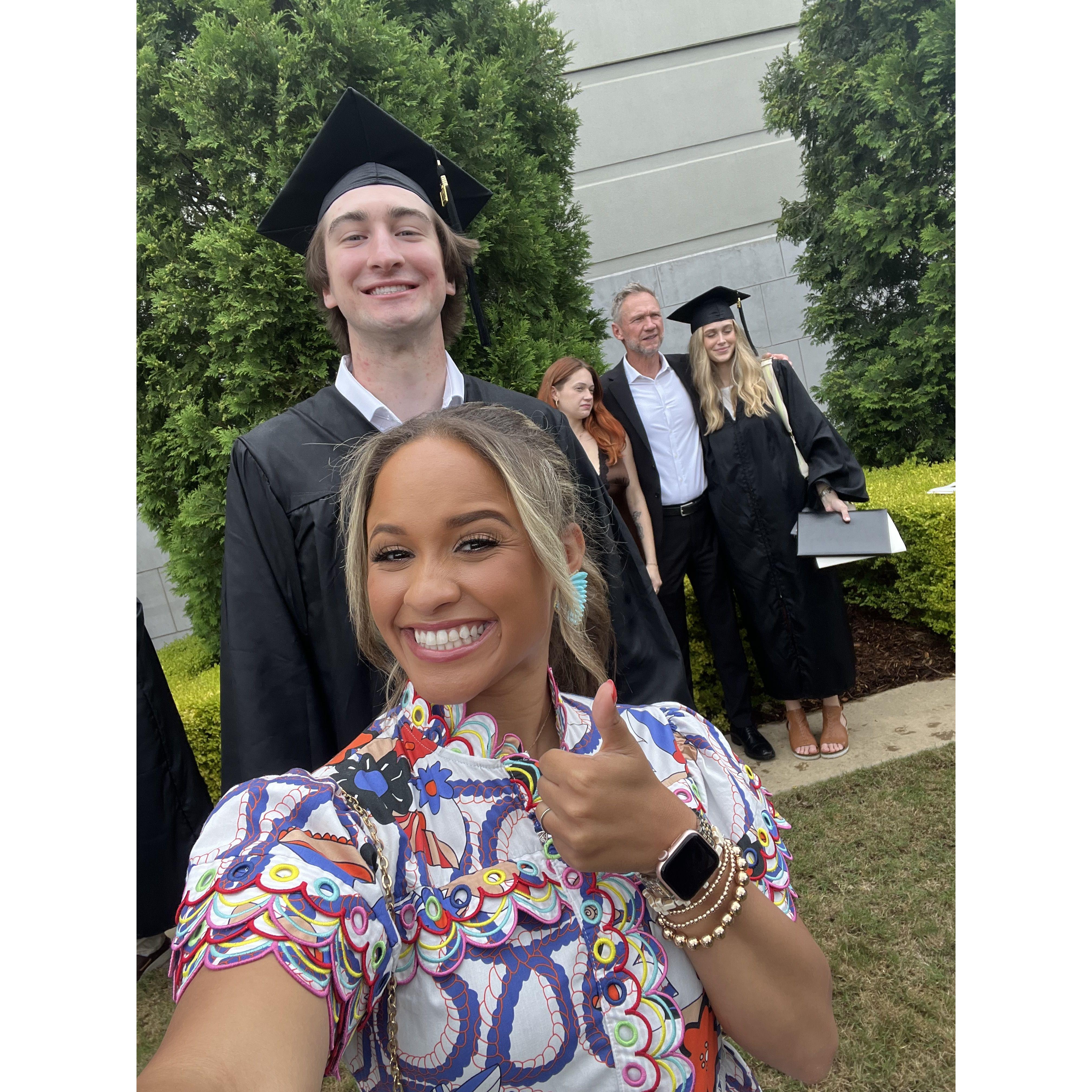 Both became college graduates!!!