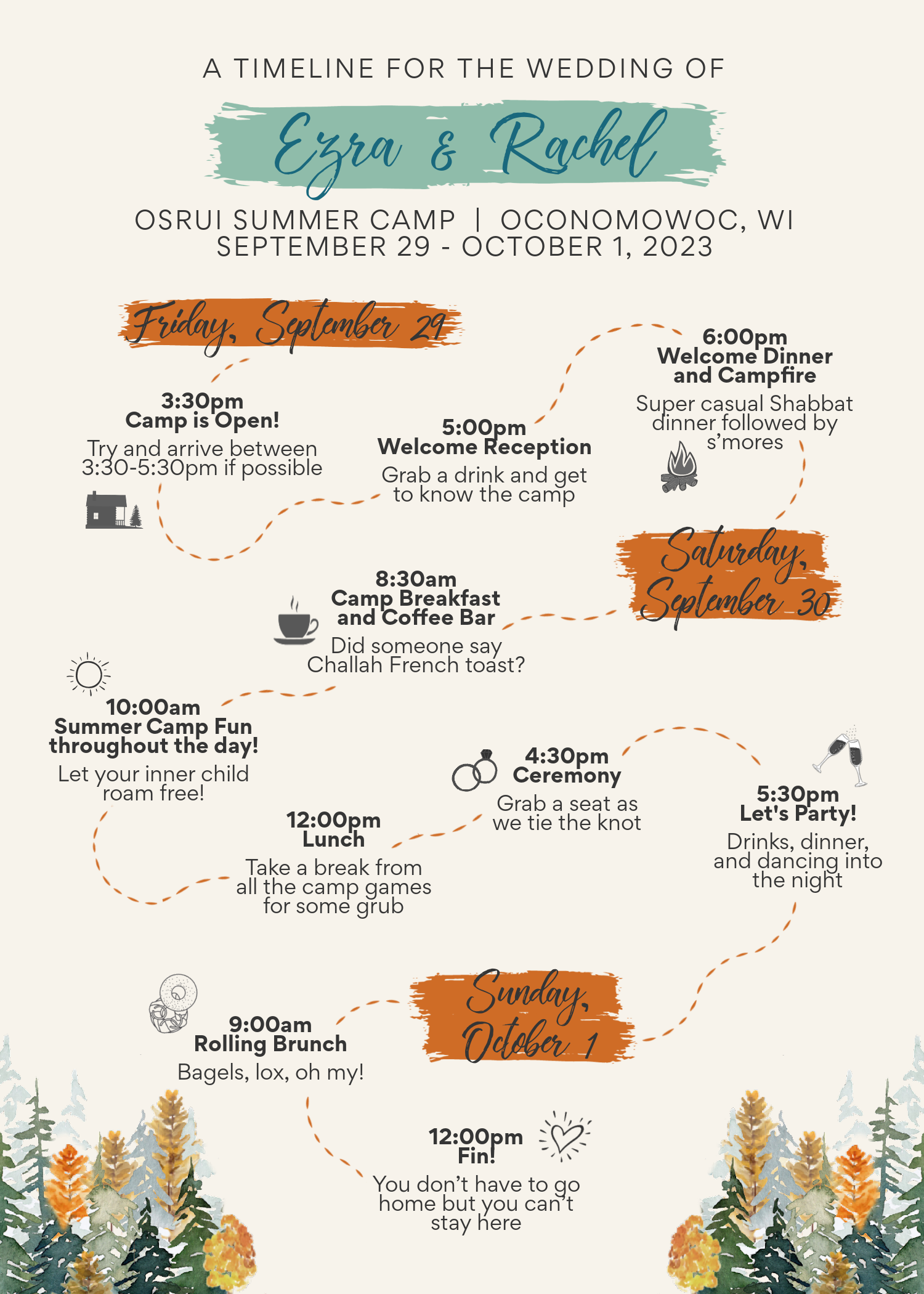 The Wedding Website of Ezra Kaplan and Rachel Crouch