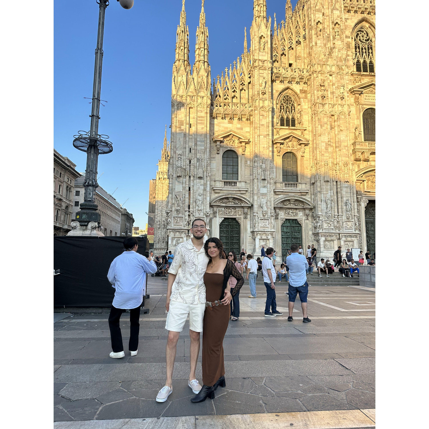 Nuestra primer viaje juntos fuera del pais fue a Italia